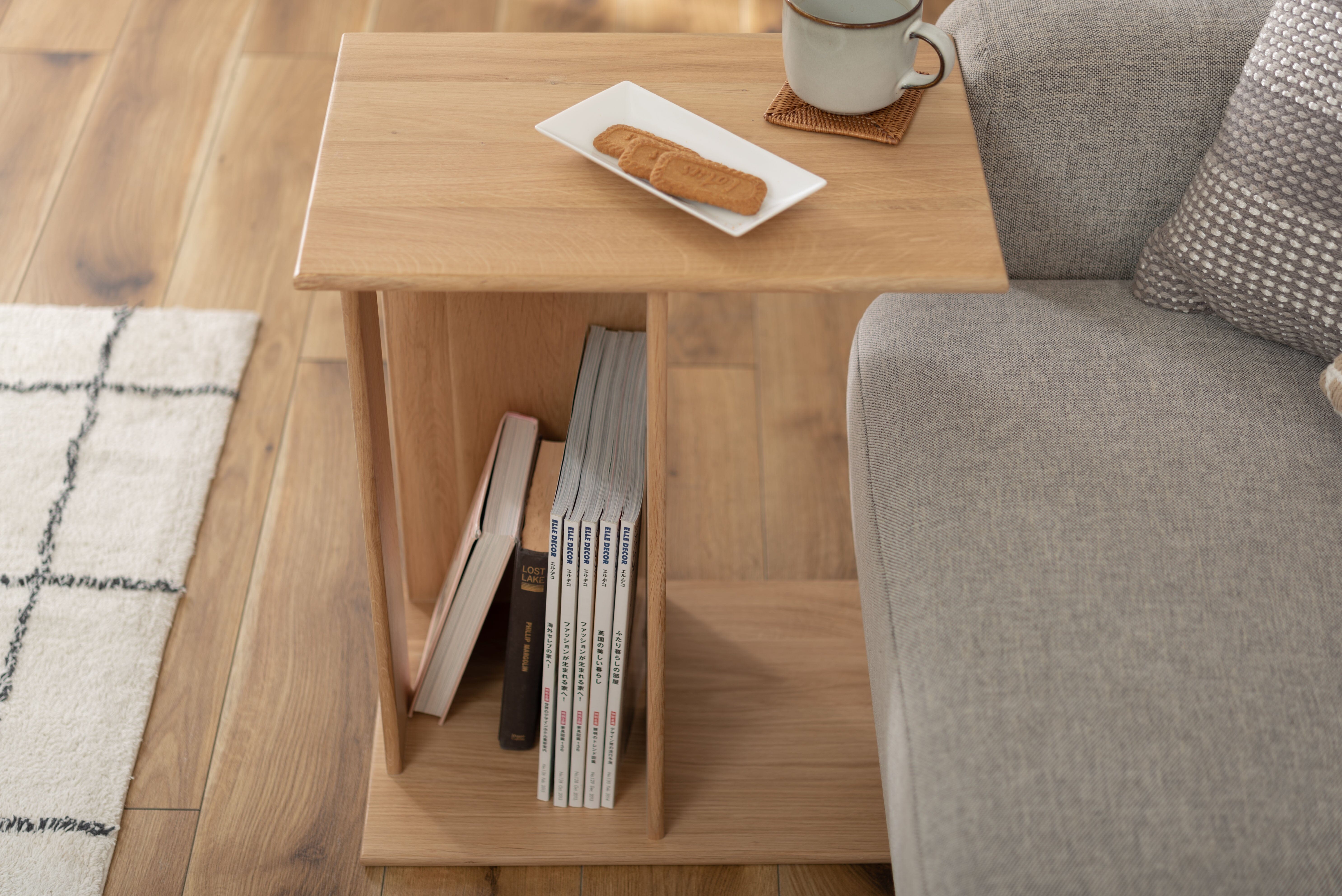Side Table Wood Natural