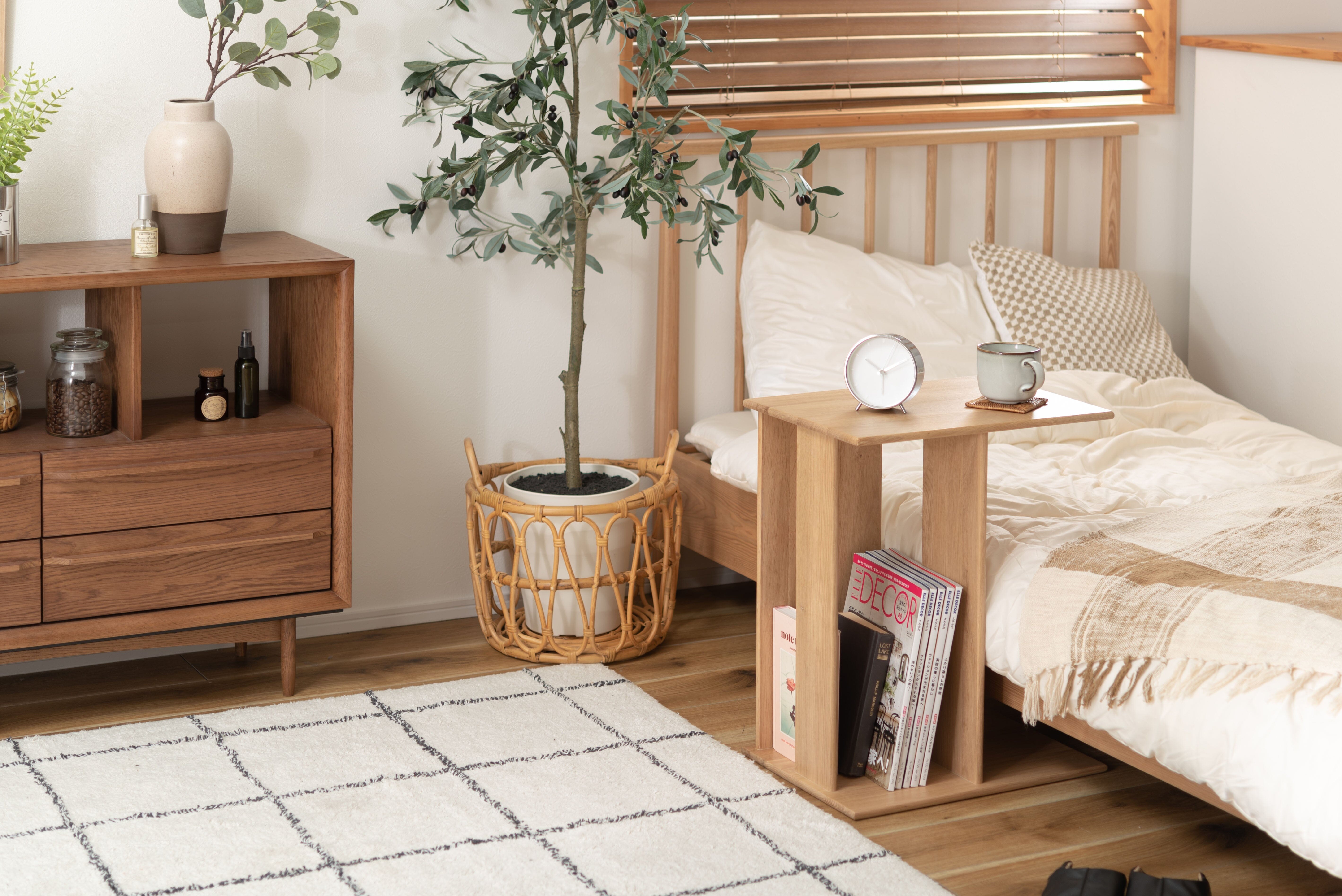 Side Table Wood Natural