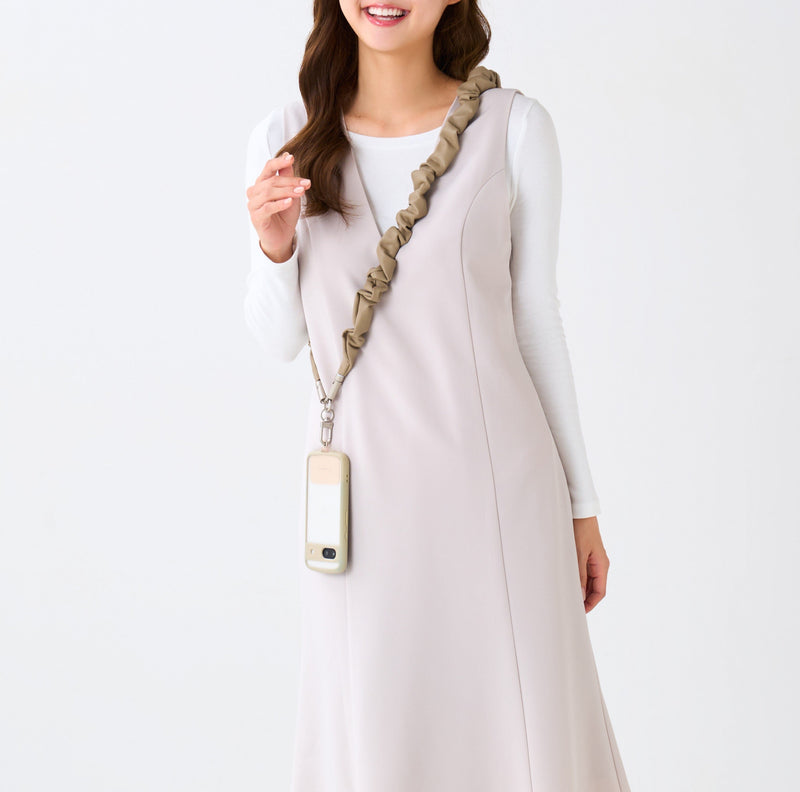 Smartphone Strap Usb Cable Beige