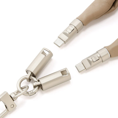 Smartphone Strap Usb Cable Beige