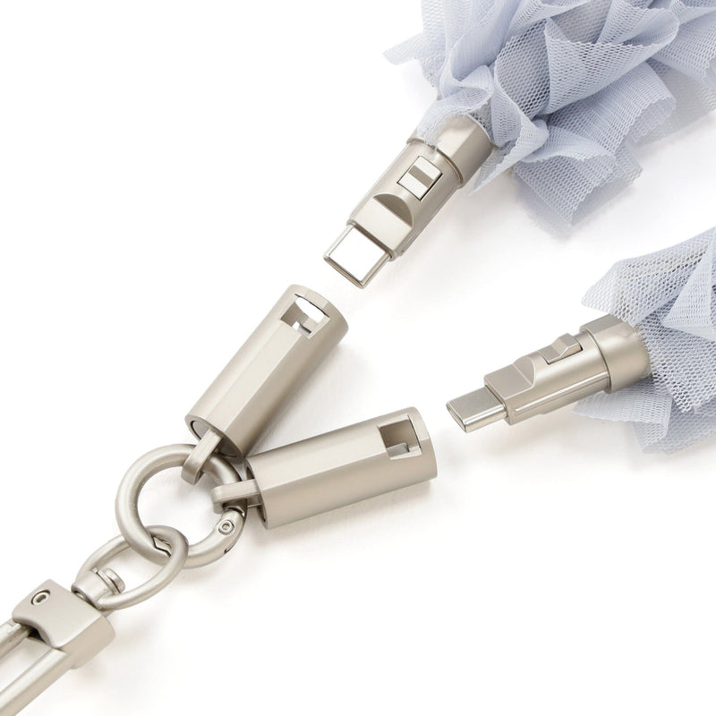 Smartphone Strap Usb Cable Gray