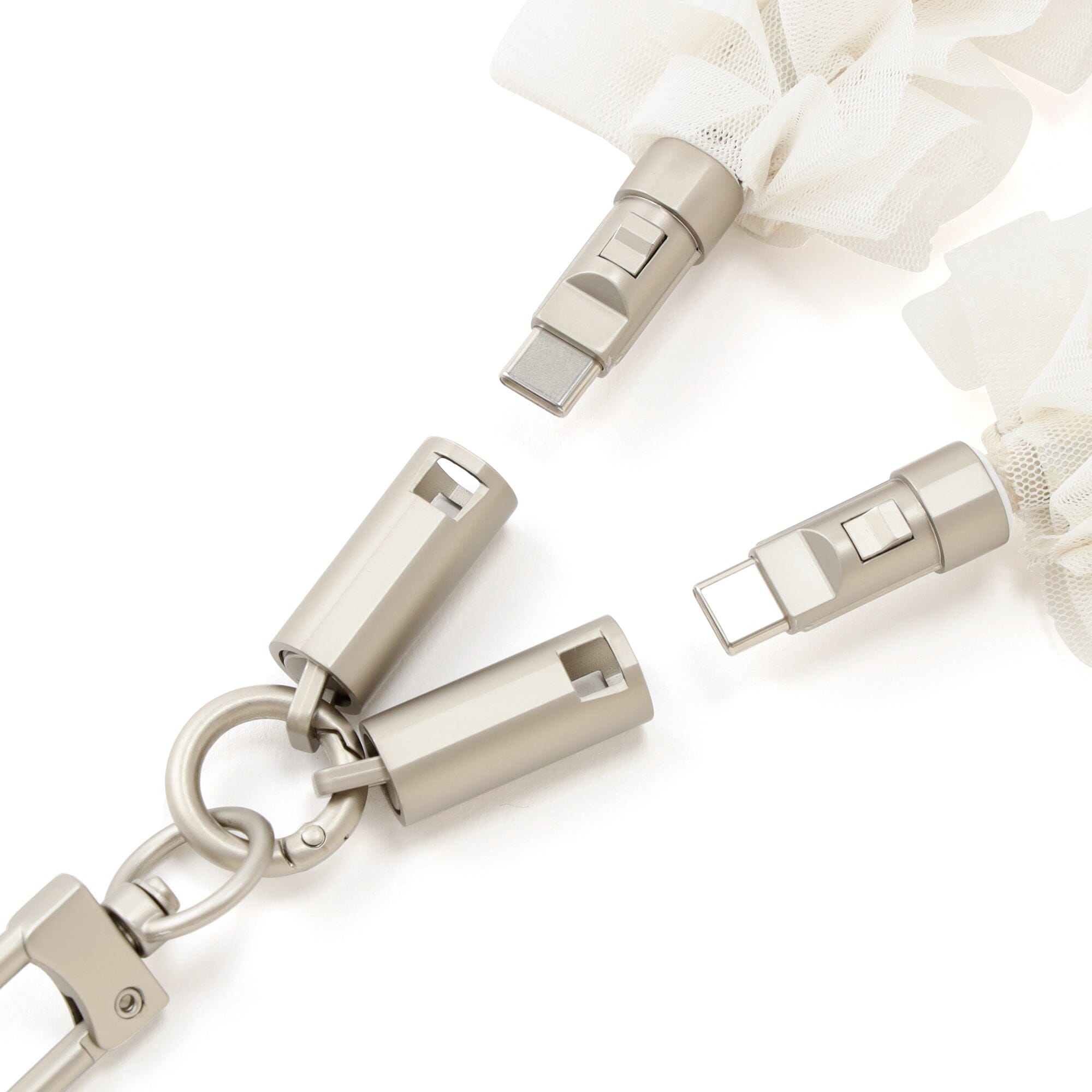 Smartphone Strap Usb Cable White