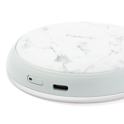 Hand Share Warmer Marble White