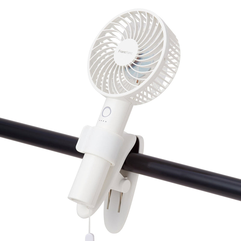 FRAIS Handy Fan Clip White