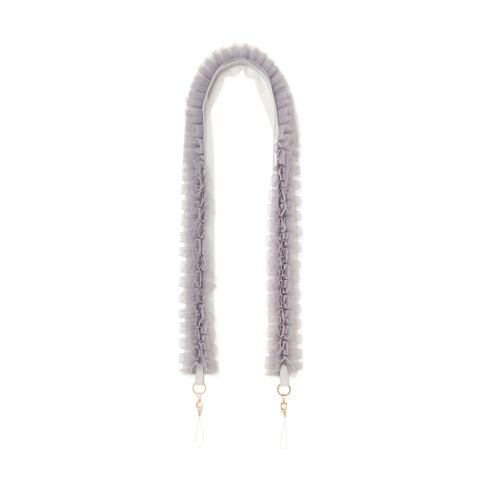 FRAIS Neck Strap Tulle Grey