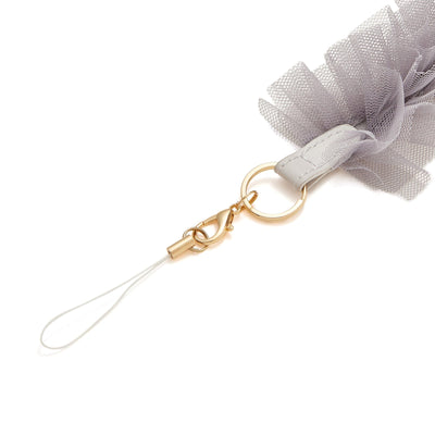 FRAIS Neck Strap Tulle Grey