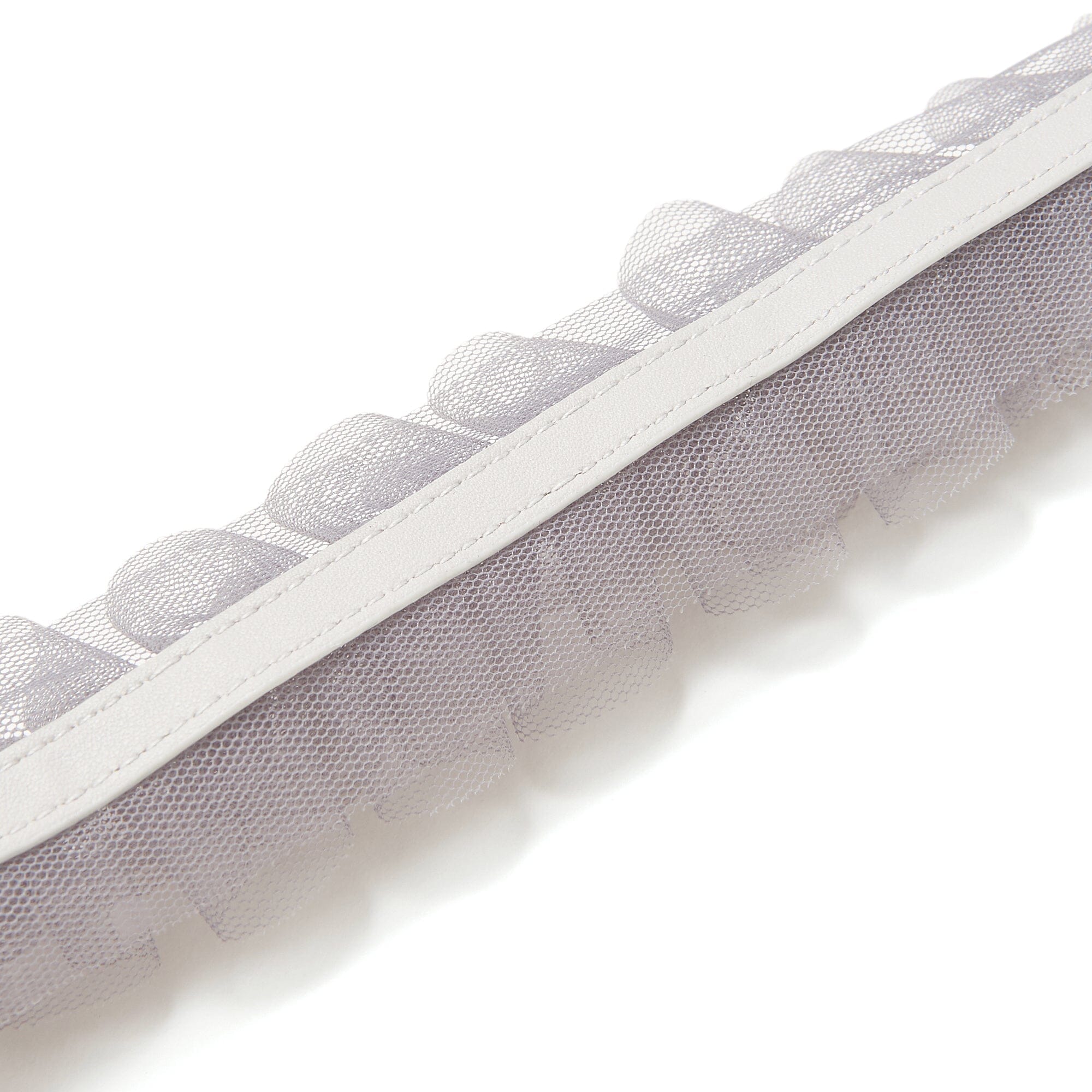 FRAIS Neck Strap Tulle Grey