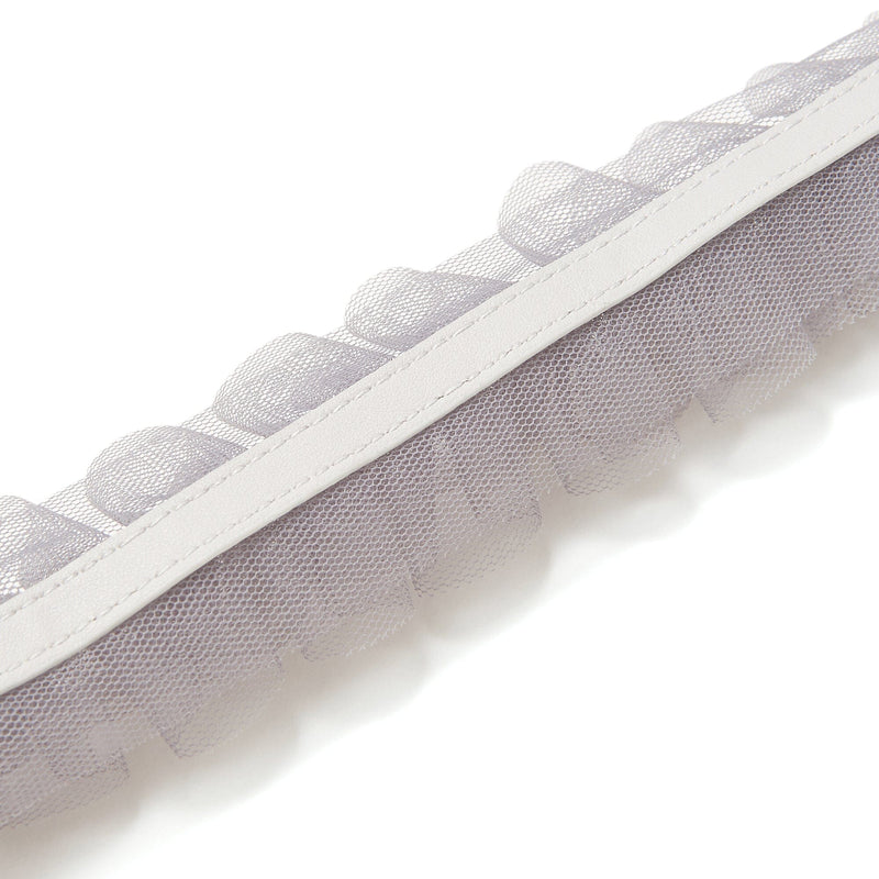 FRAIS Neck Strap Tulle Grey