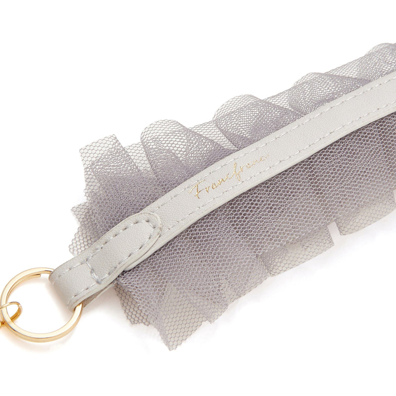 FRAIS Neck Strap Tulle Grey