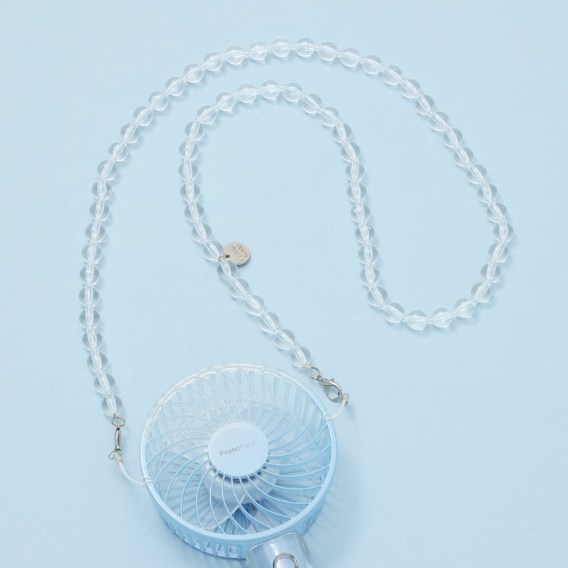 FRAIS  Neck Strap Clear Beads