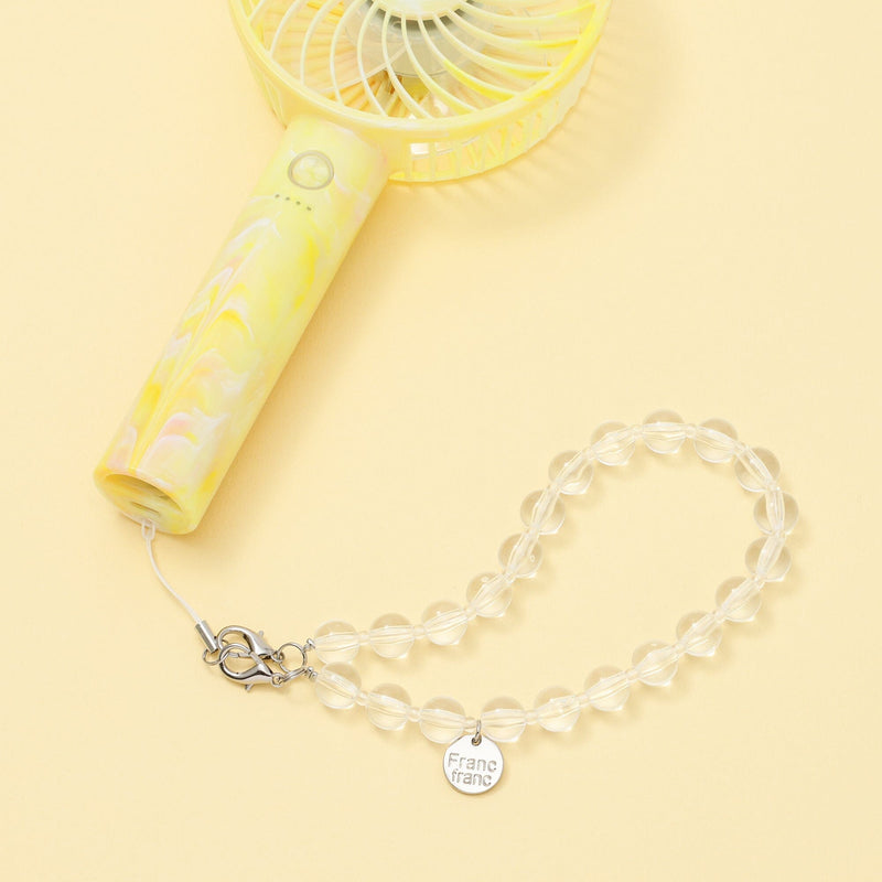 FRAIS Hand Strap Clear Beads