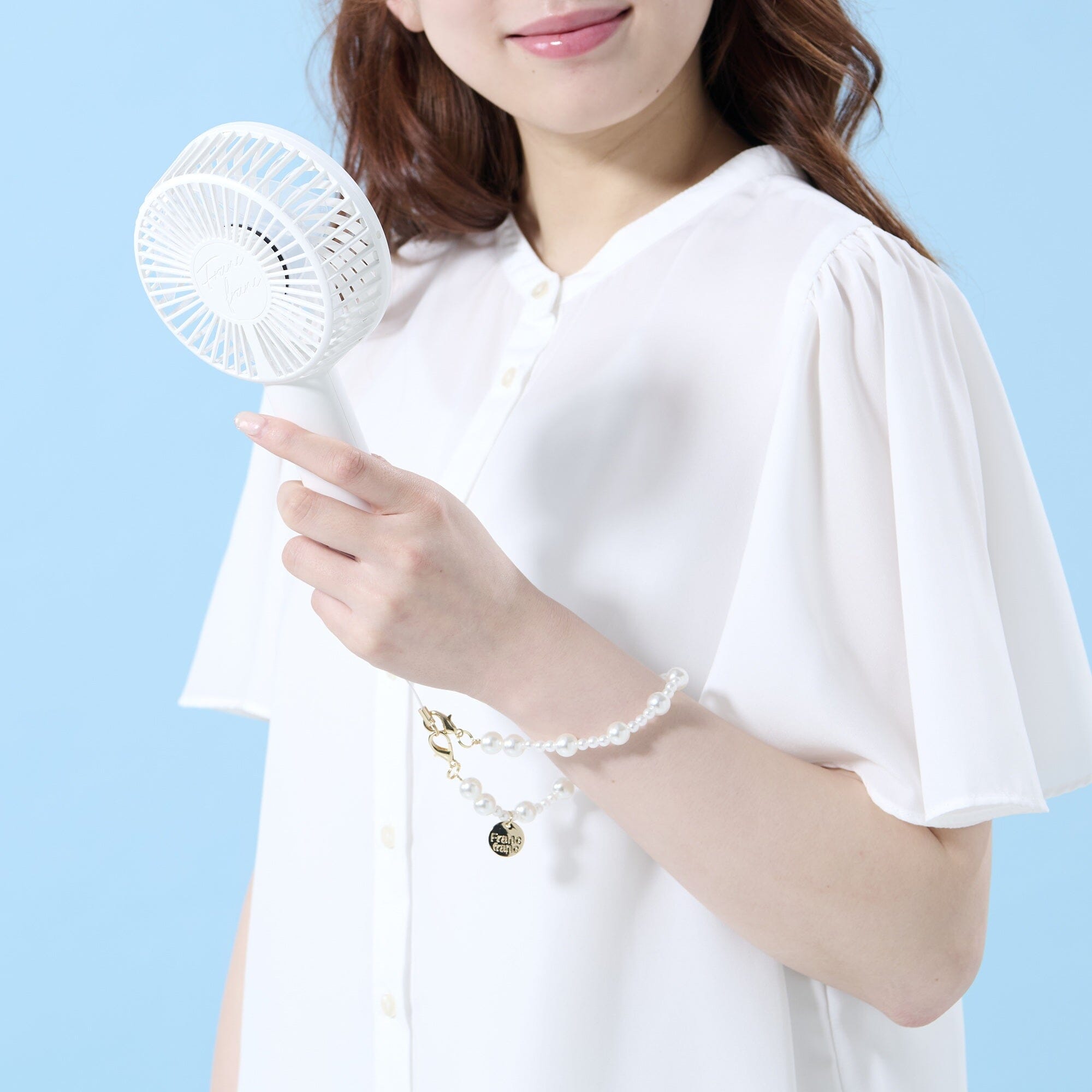 Frais Handy Fan Gel Quilt Purple
