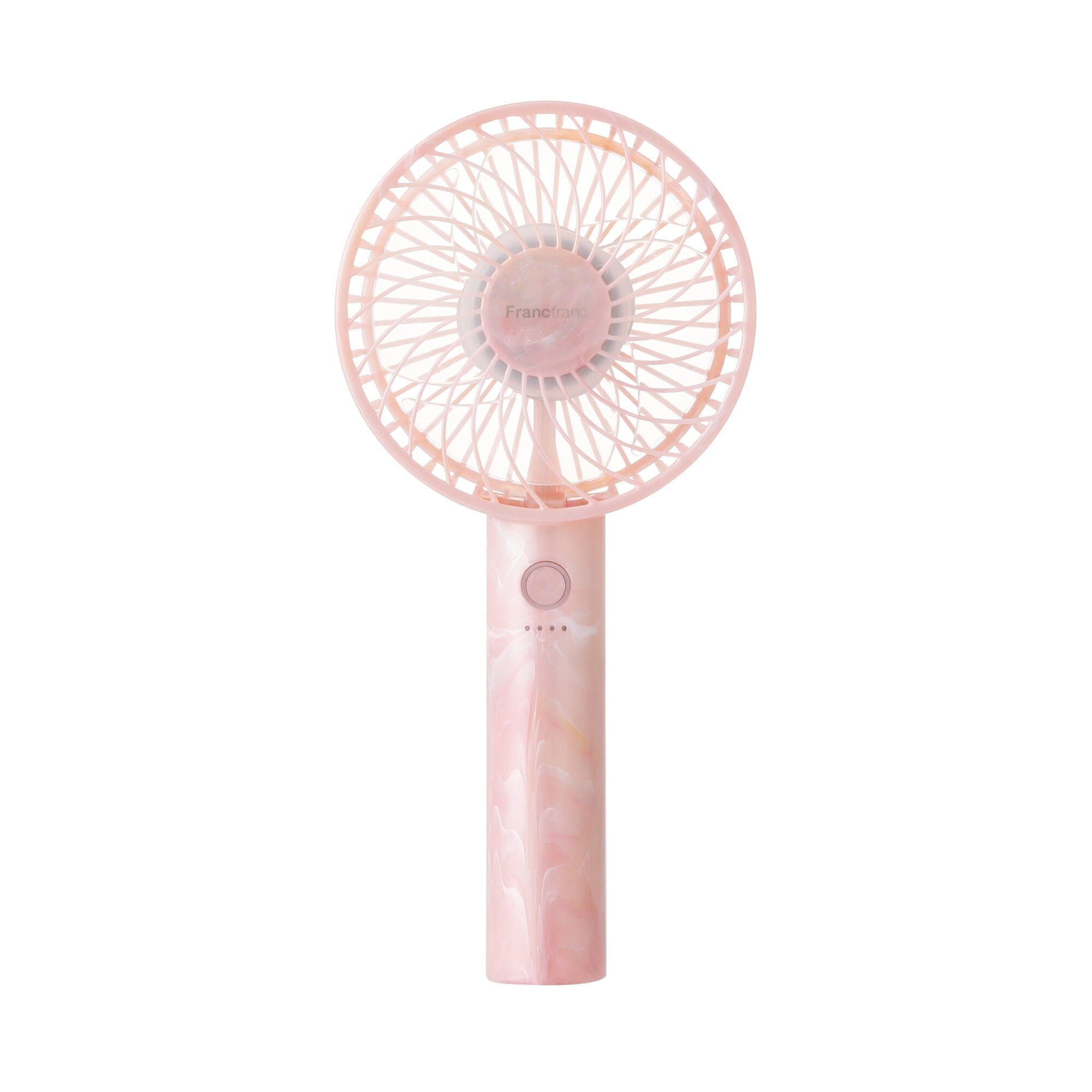 Frais Handy Fan Sheer Marble Pink