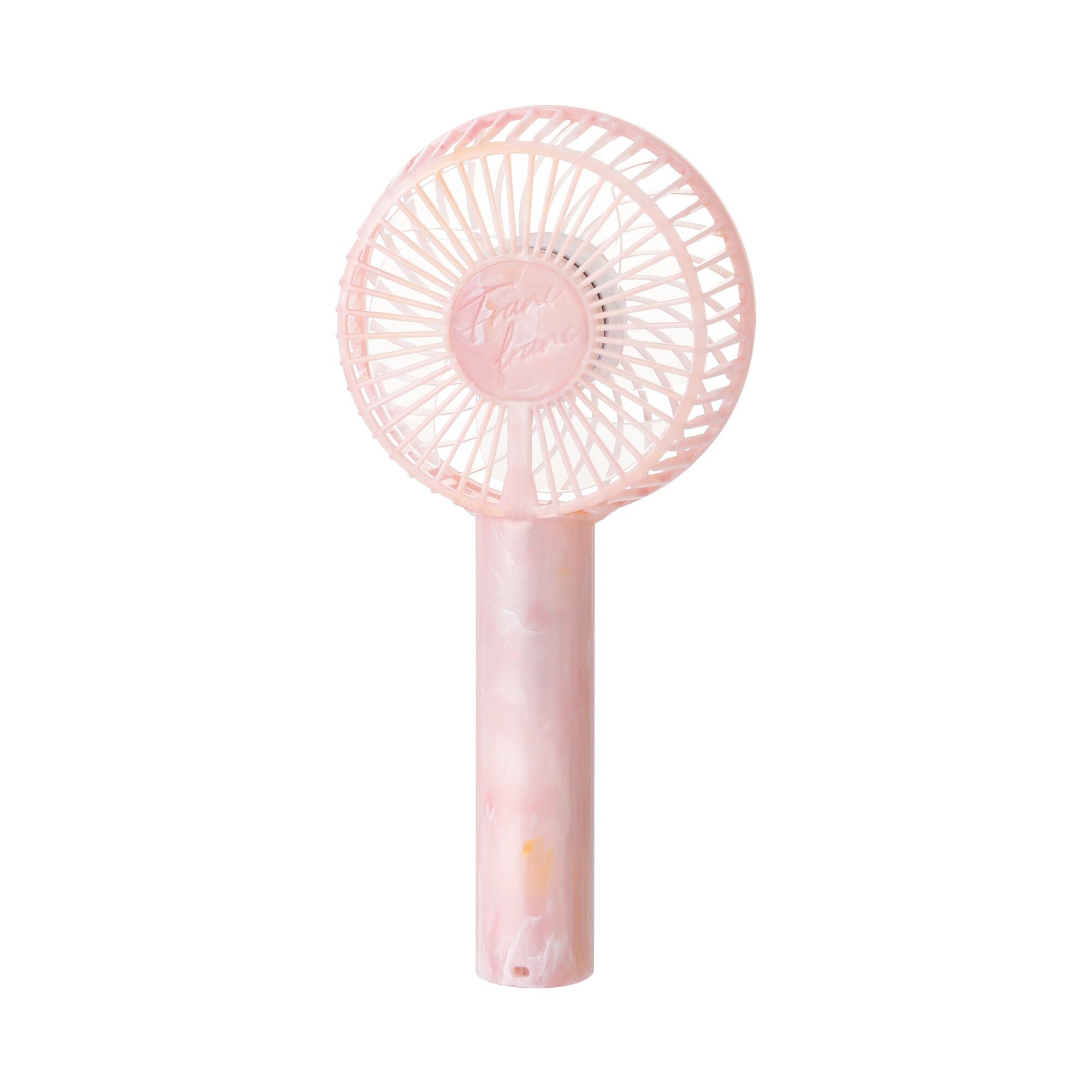 Frais Handy Fan Sheer Marble Pink