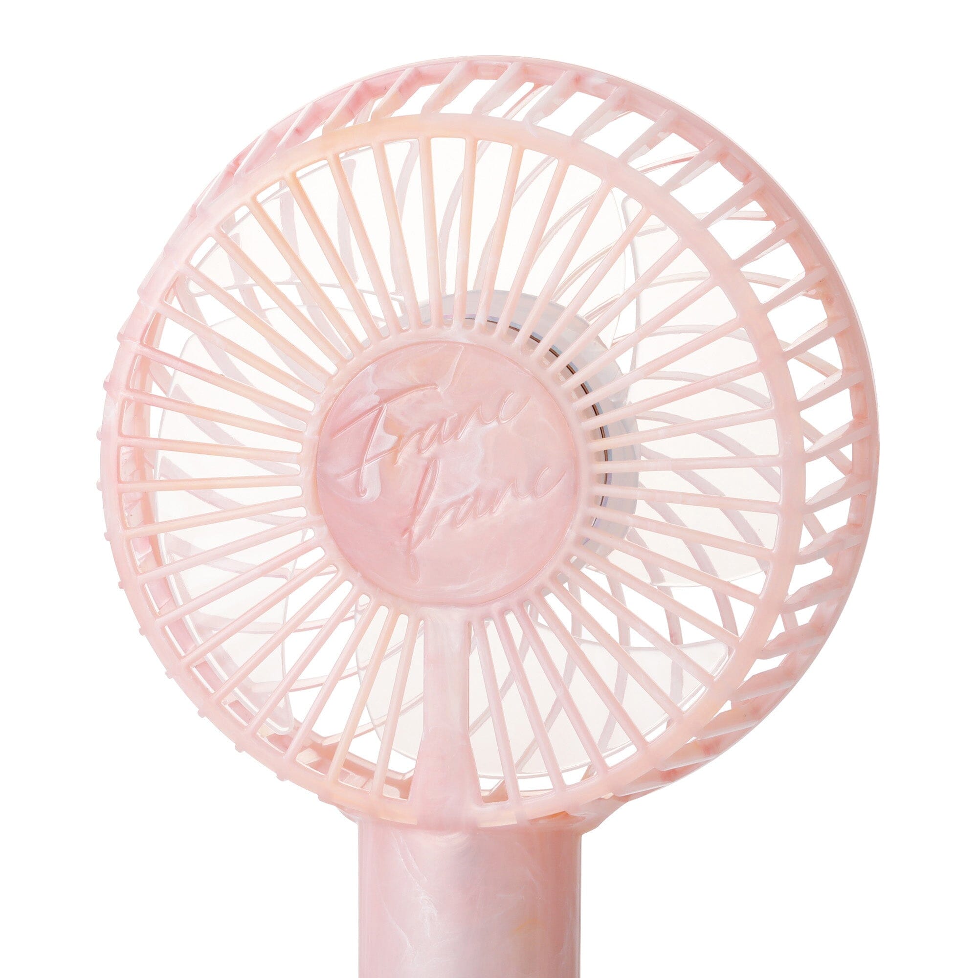 Frais Handy Fan Sheer Marble Pink
