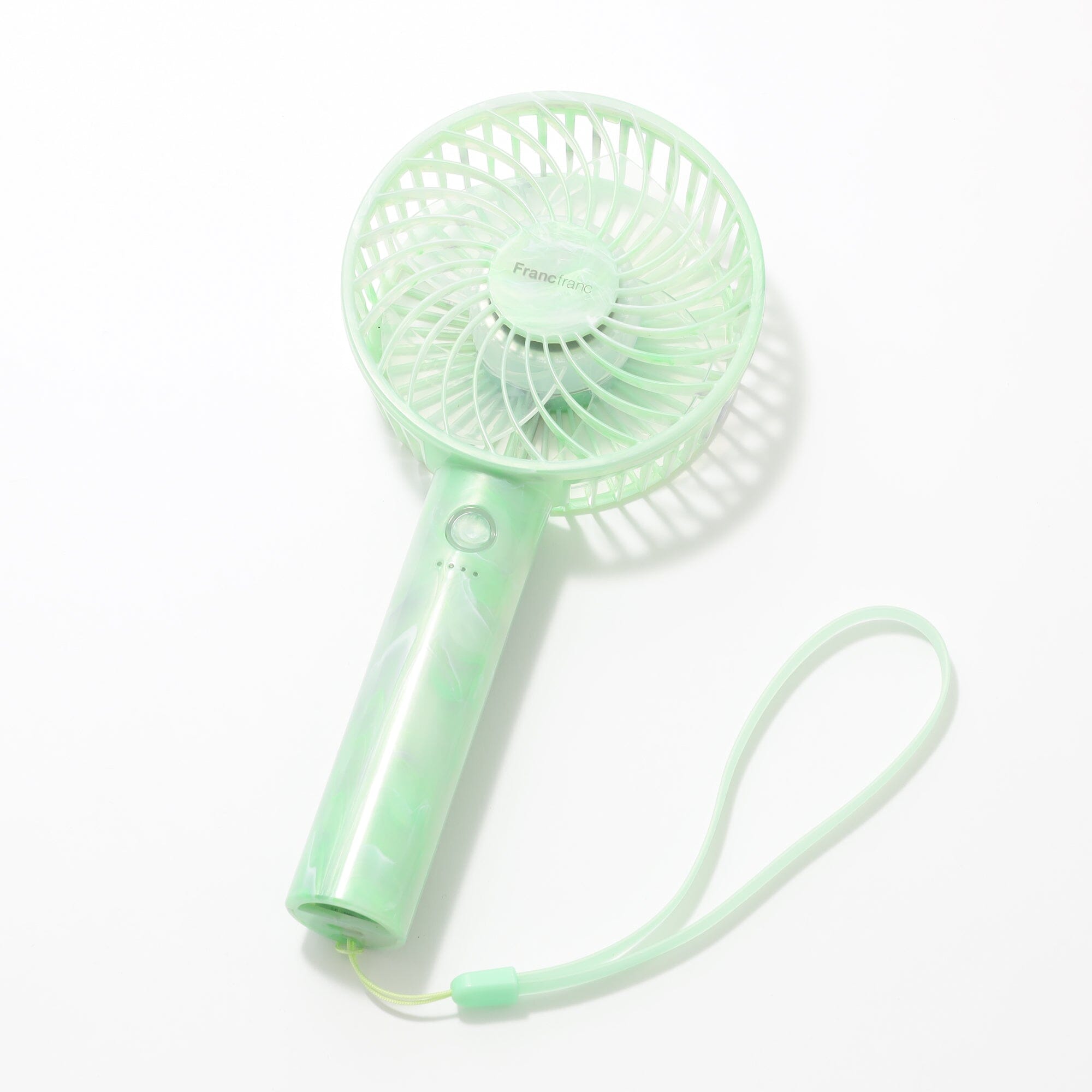 Frais Handy Fan Sheer Marble Green
