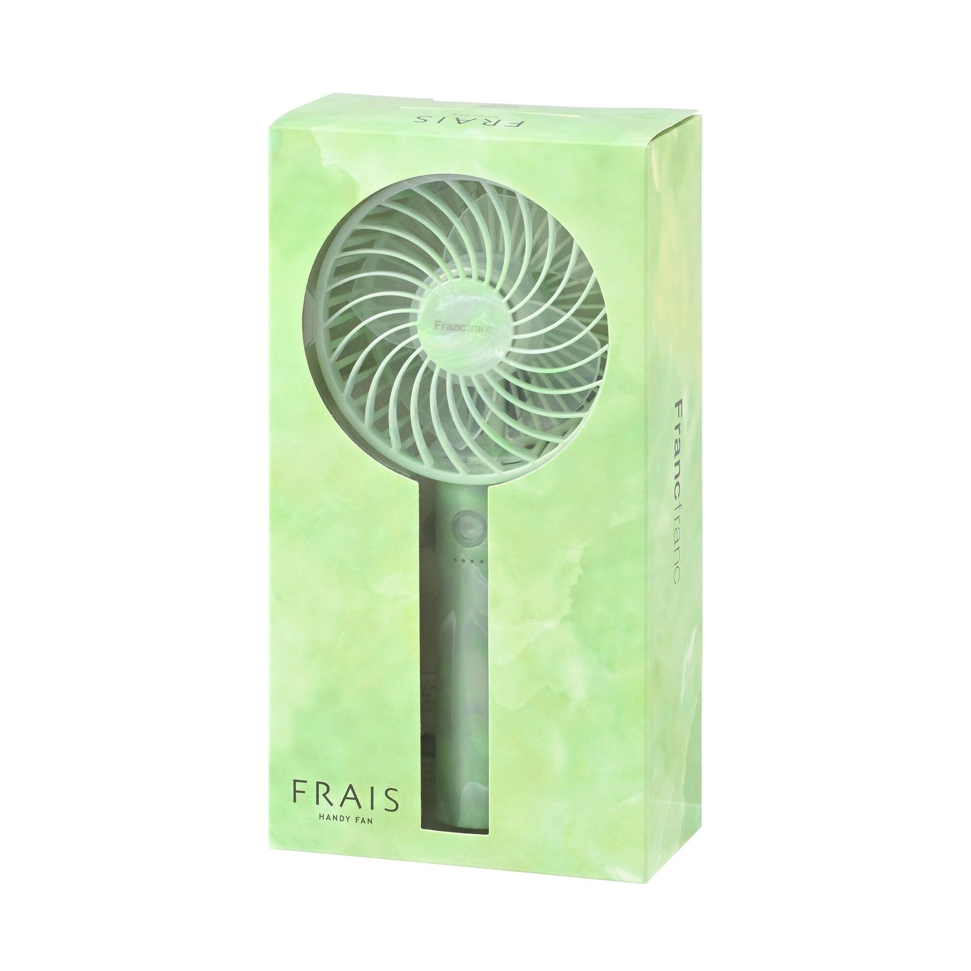 Frais Handy Fan Sheer Marble Green
