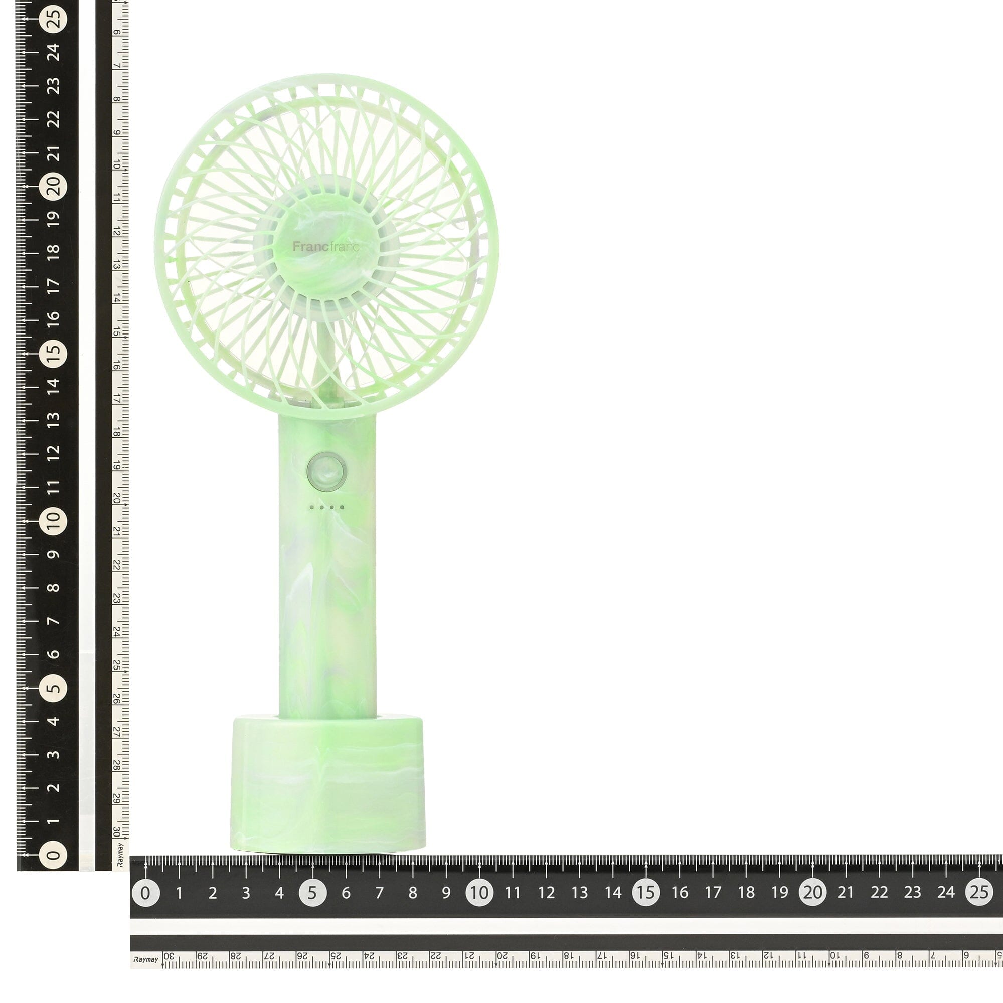 Frais Handy Fan Sheer Marble Green