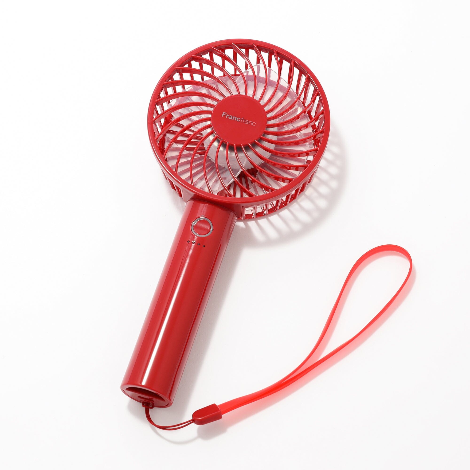 Frais Handy Fan Shiny Red