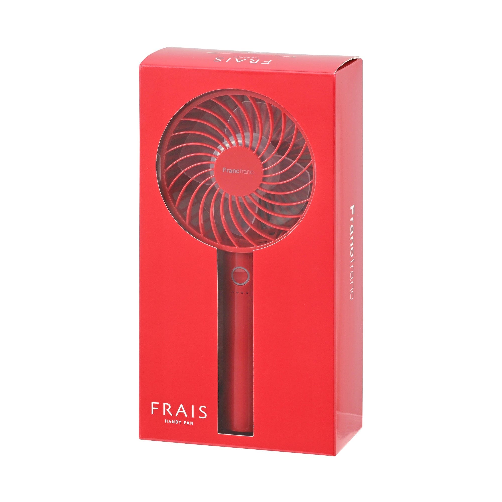 Frais Handy Fan Shiny Red