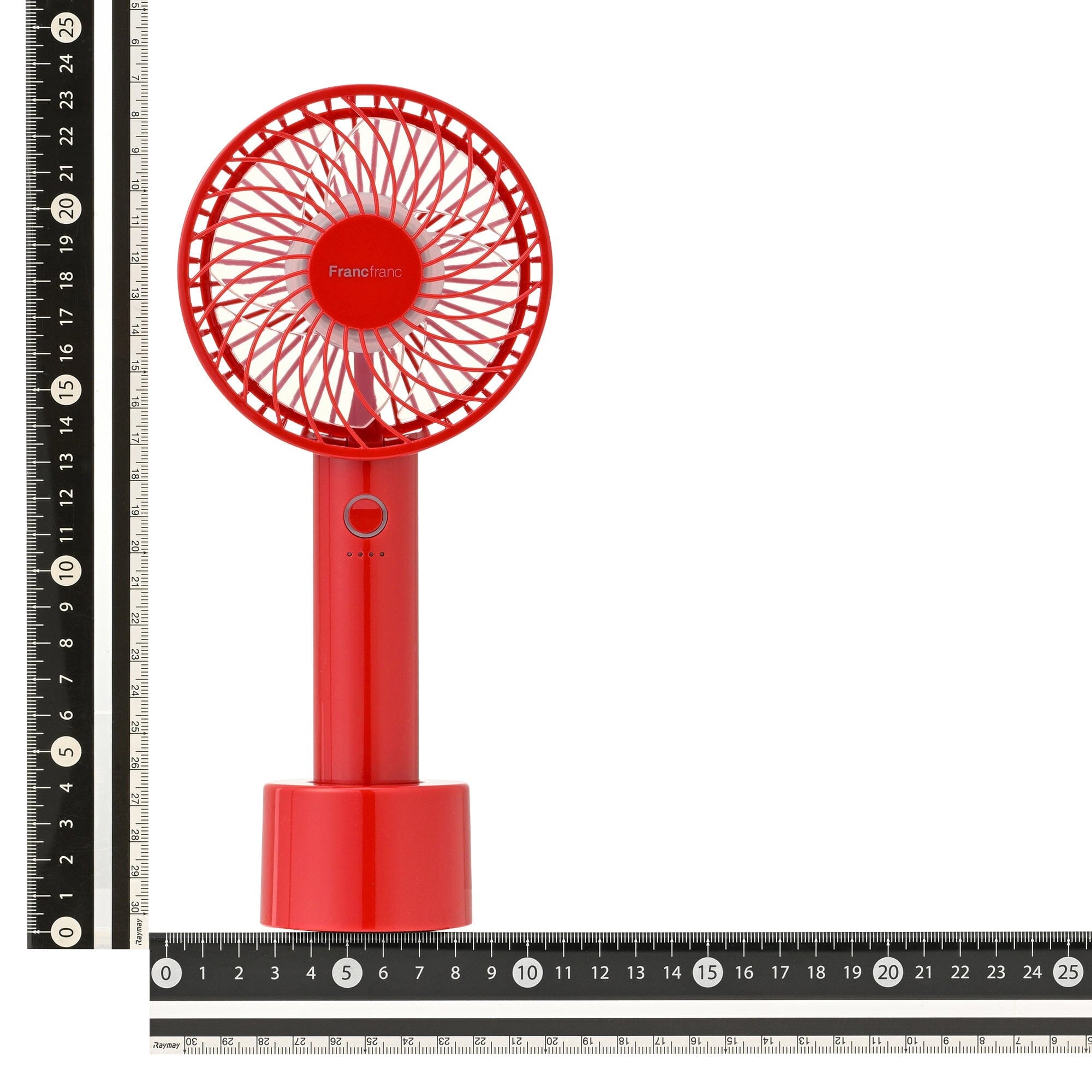 Frais Handy Fan Shiny Red