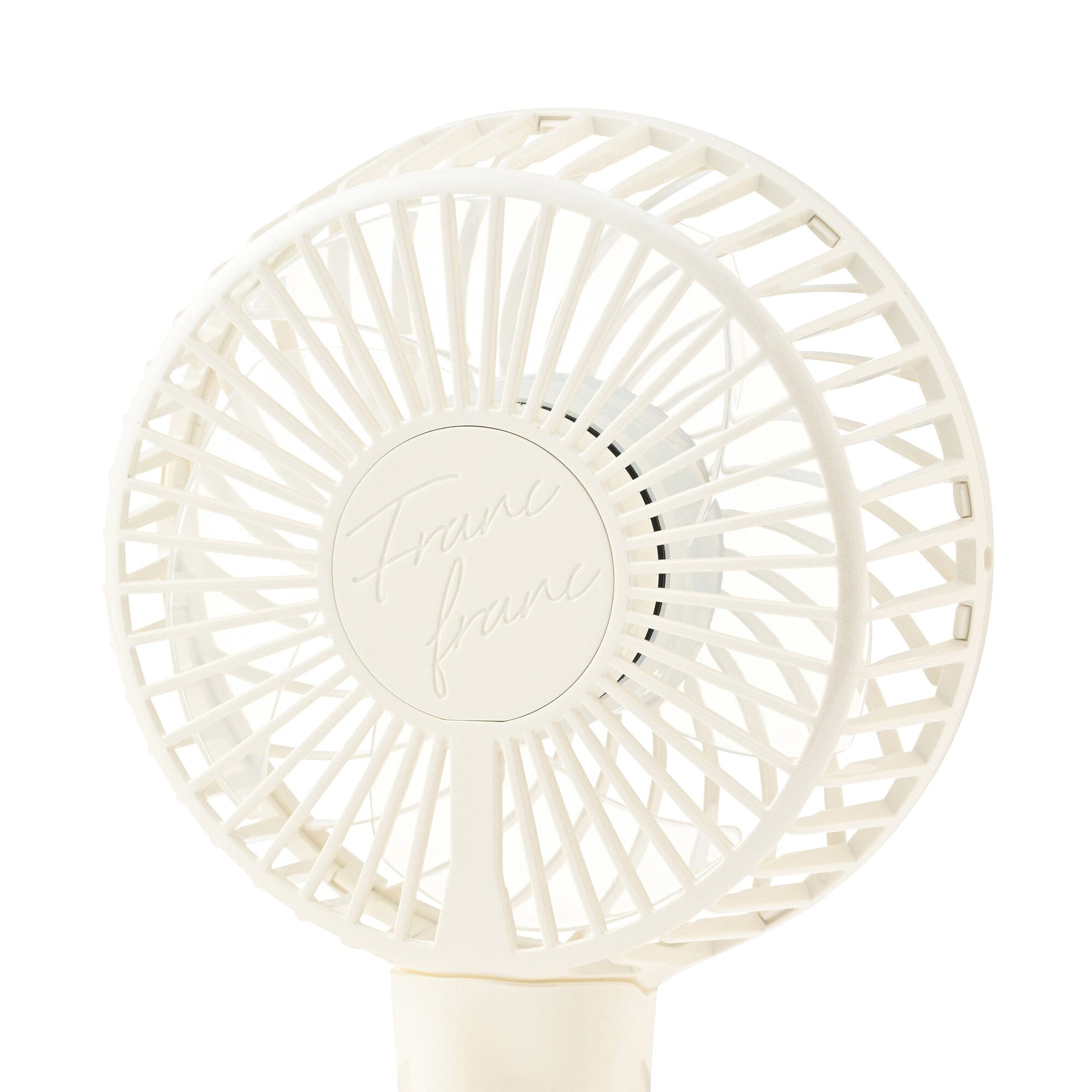 Frais Handy Fan Wave Pearl White