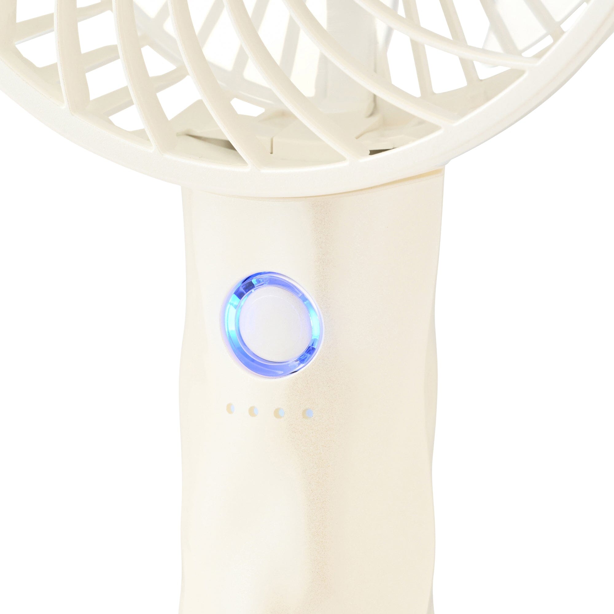 Frais Handy Fan Wave Pearl White