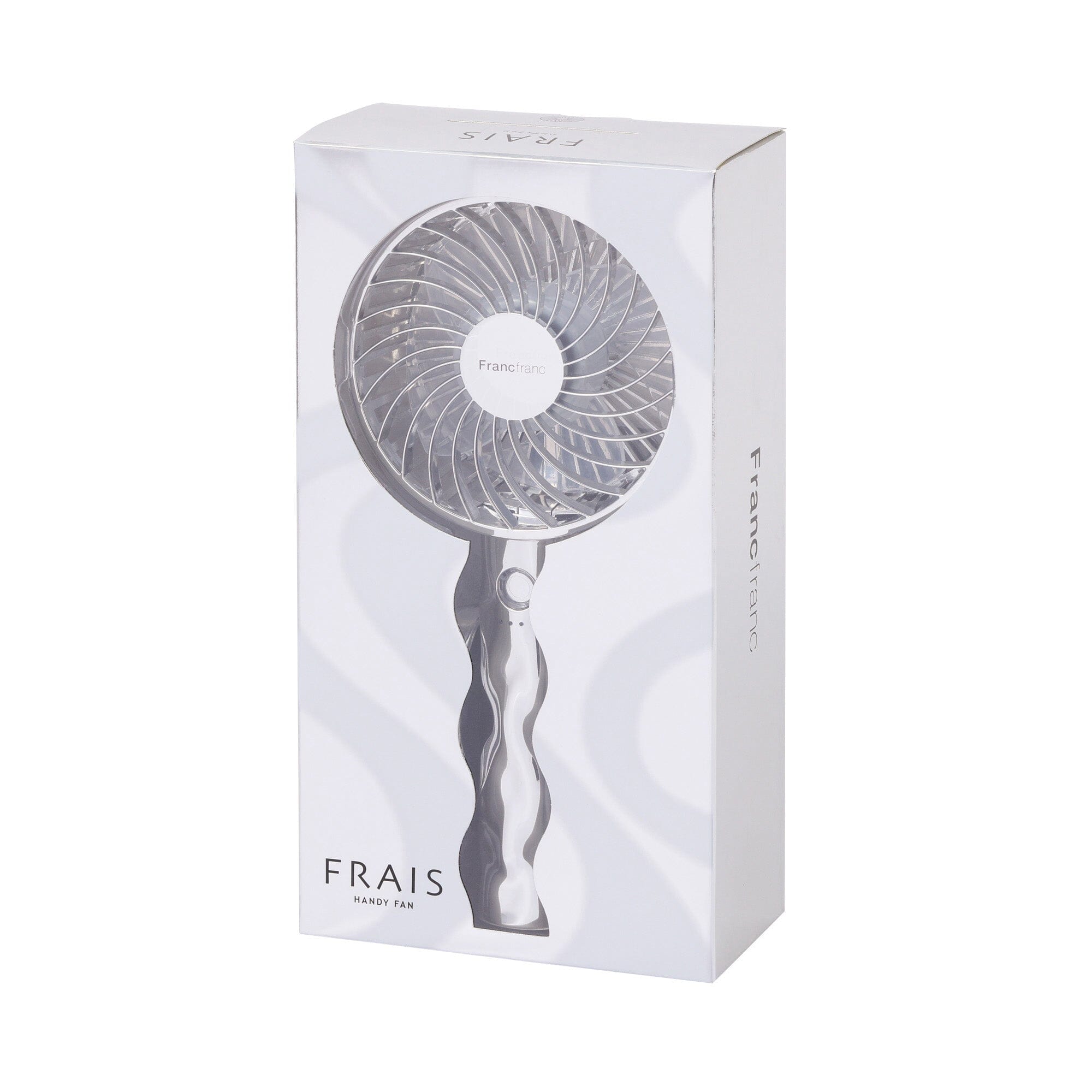 Frais Handy Fan Wave Silver