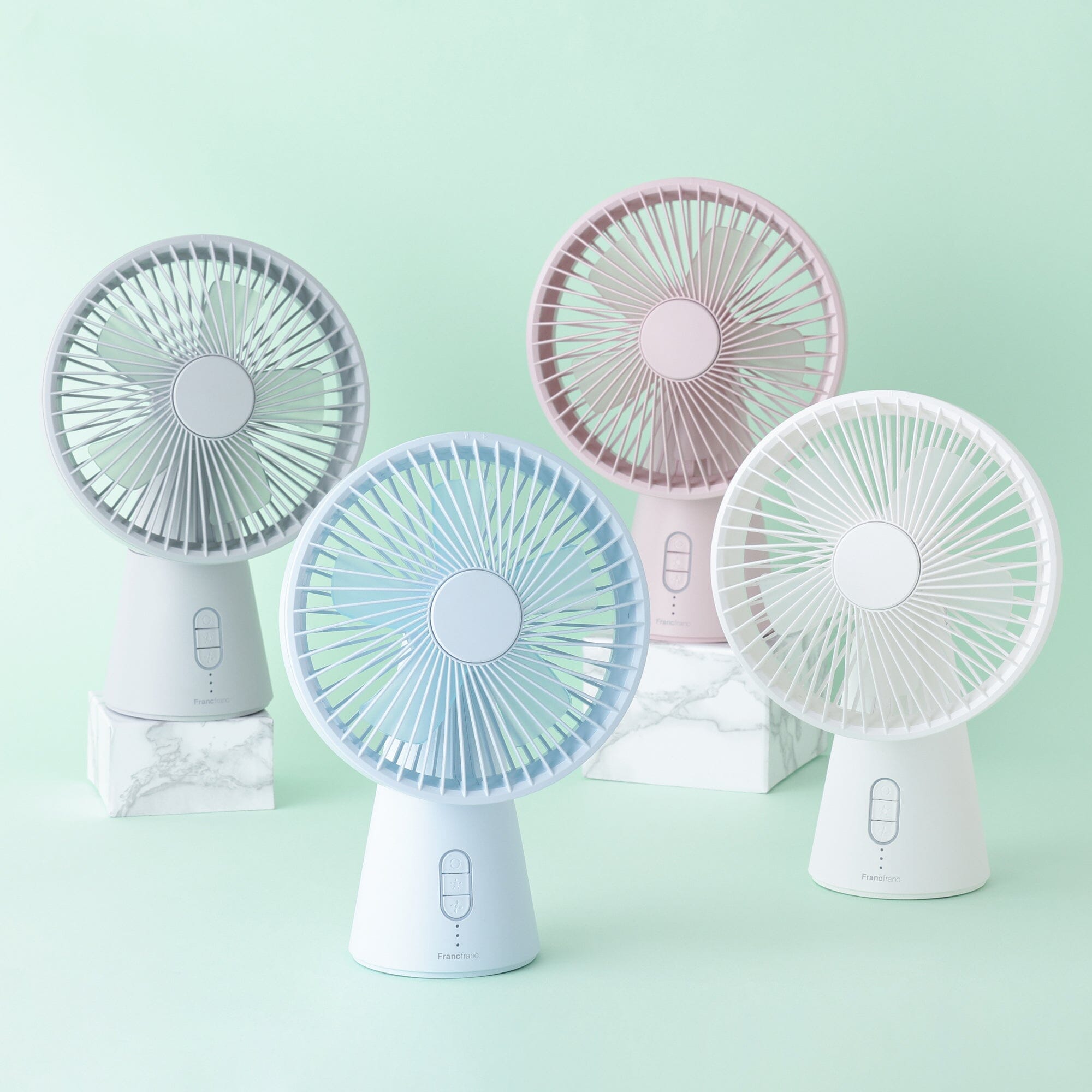 Frais Aroma Desk Fan White