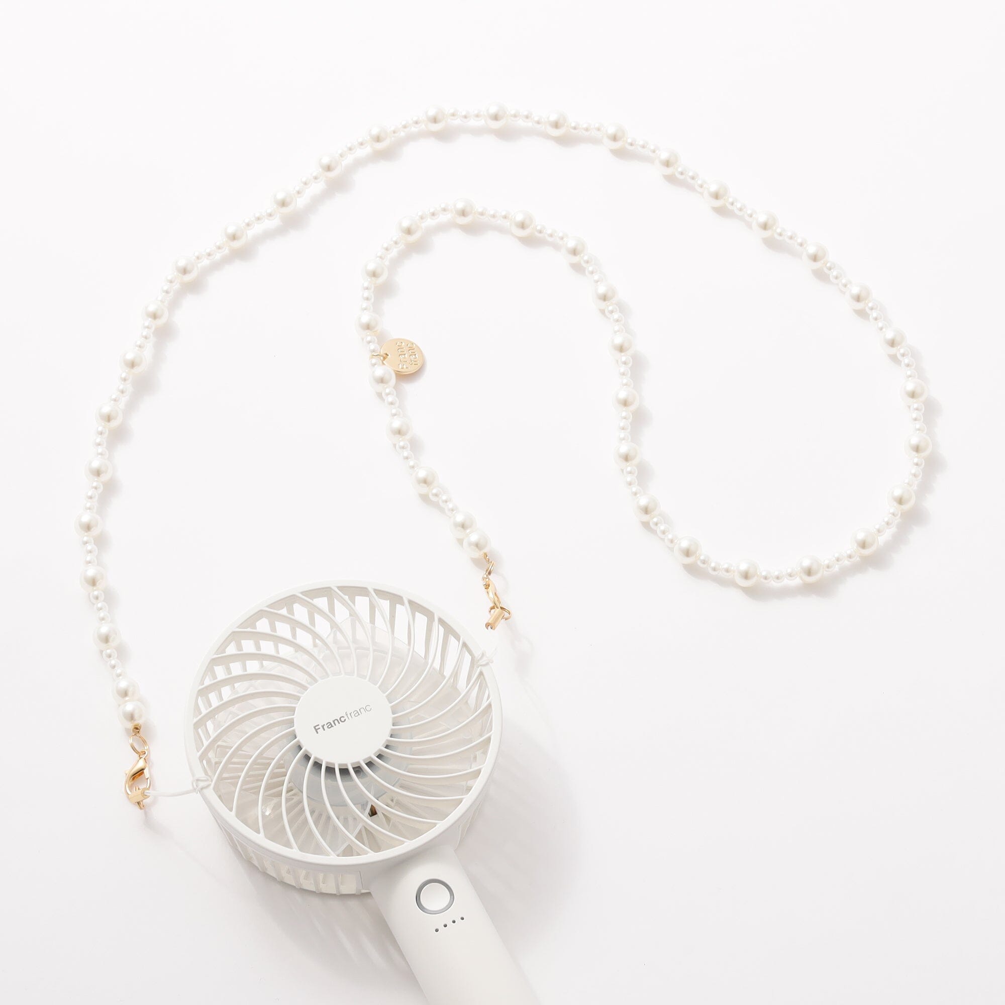 Frais Neck Strap Pearl White