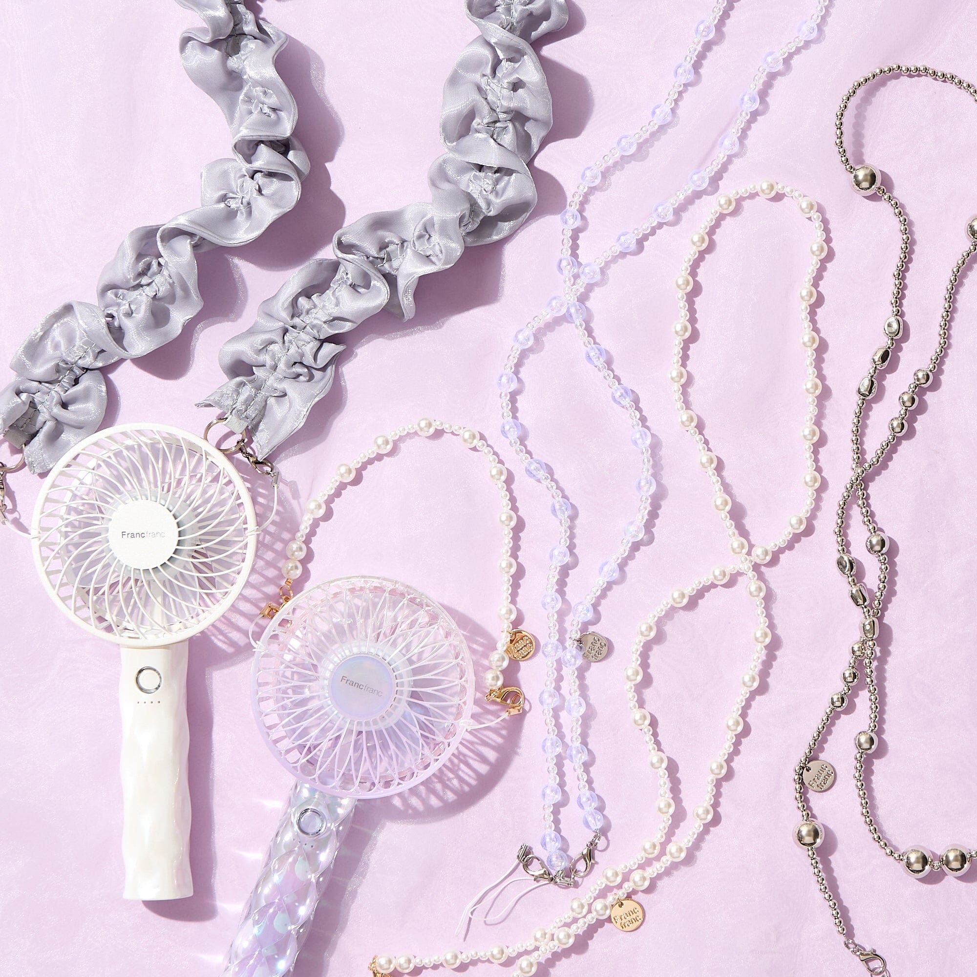 Frais Neck Strap Pearl White