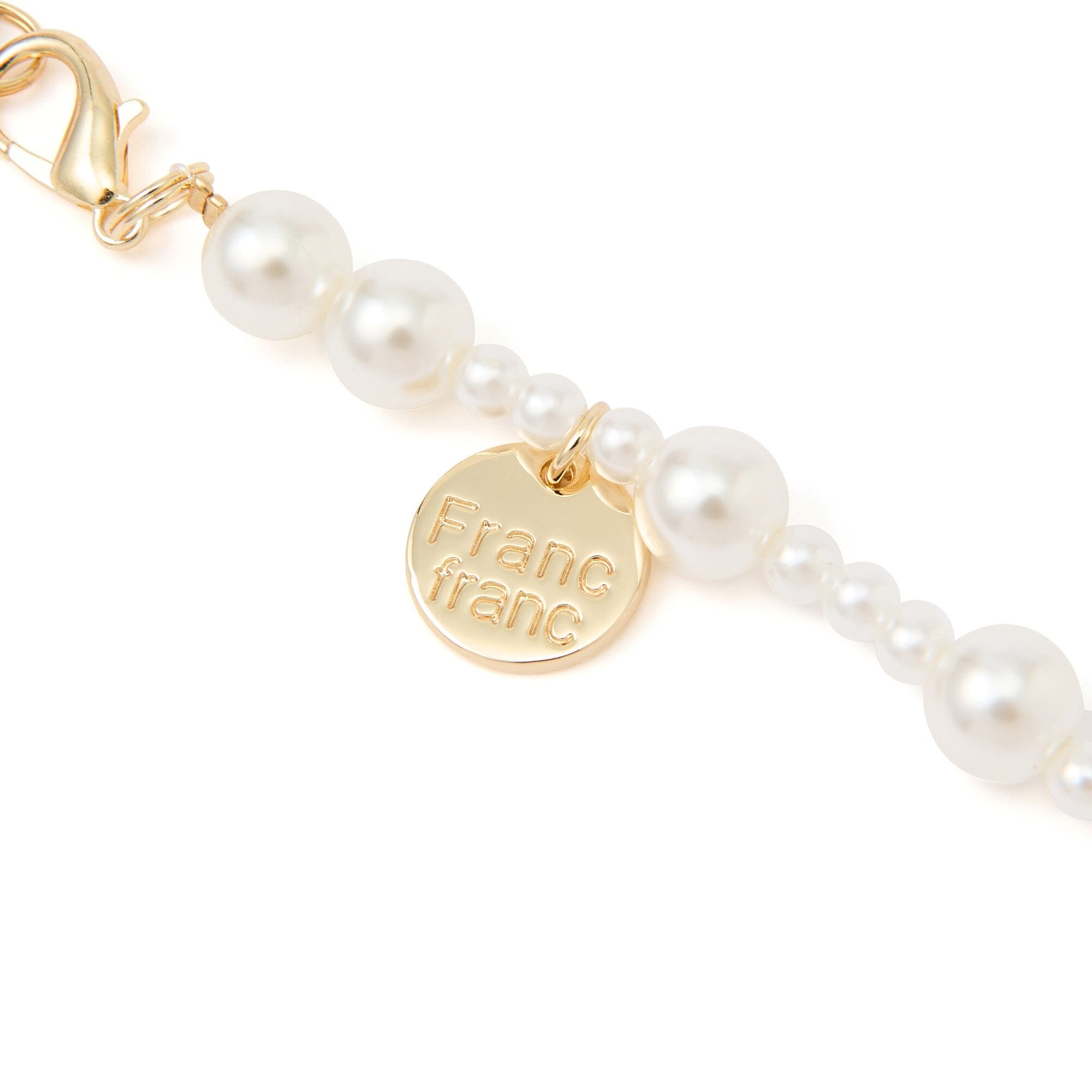Frais Neck Strap Pearl White