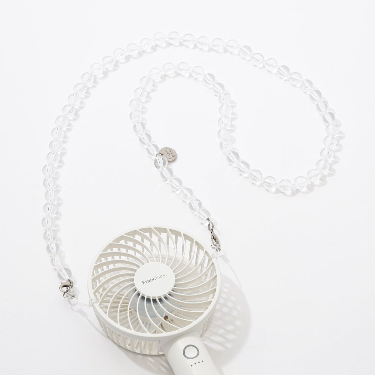 Frais Neck Strap Clear Beads
