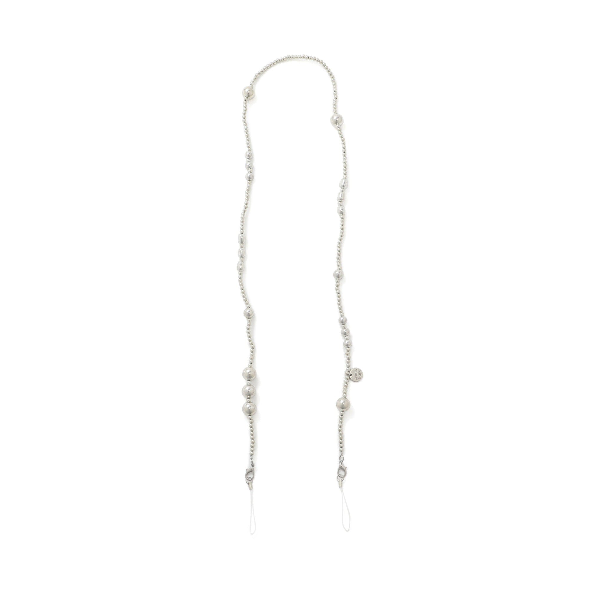 Frais Neck Strap Silver Beads