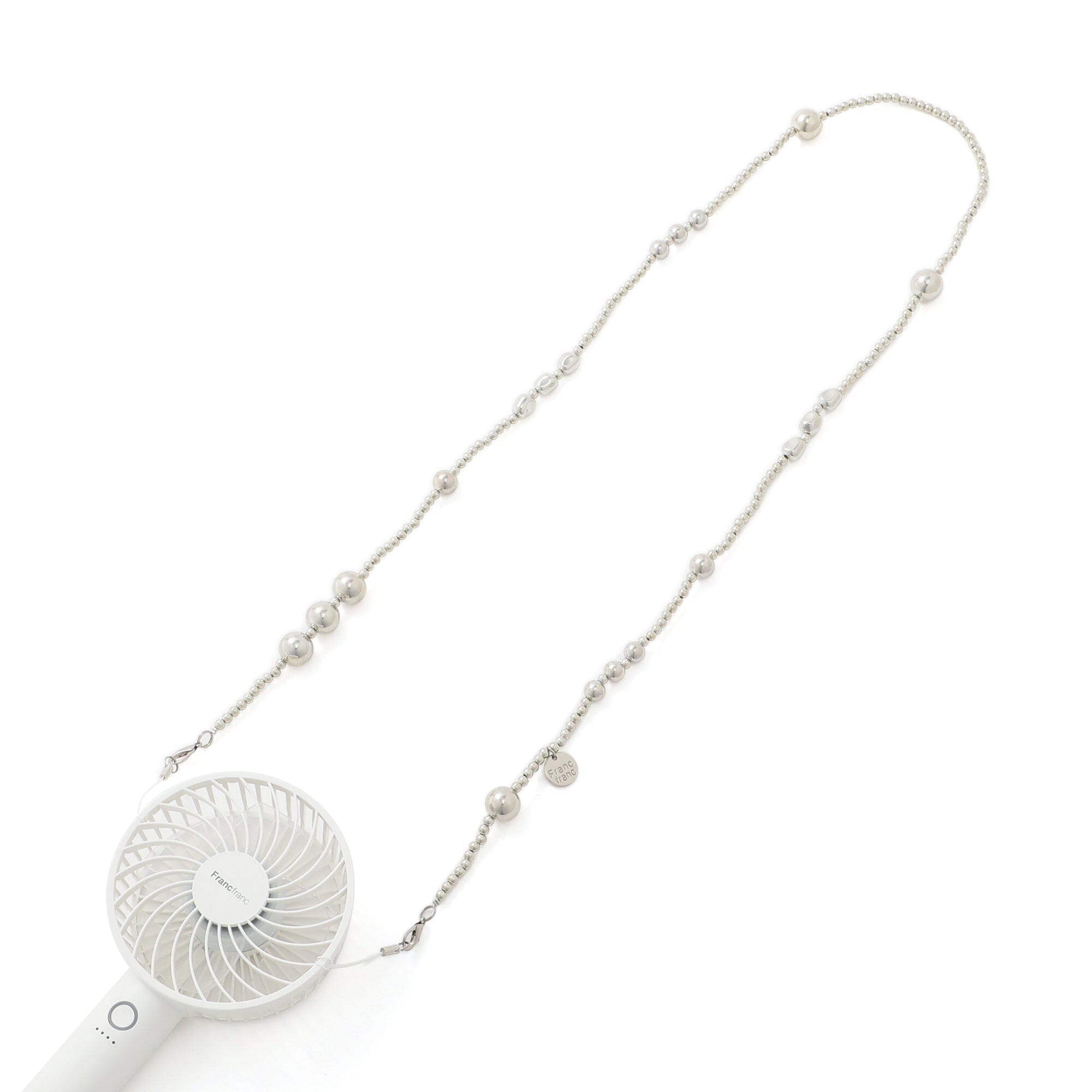 Frais Neck Strap Silver Beads