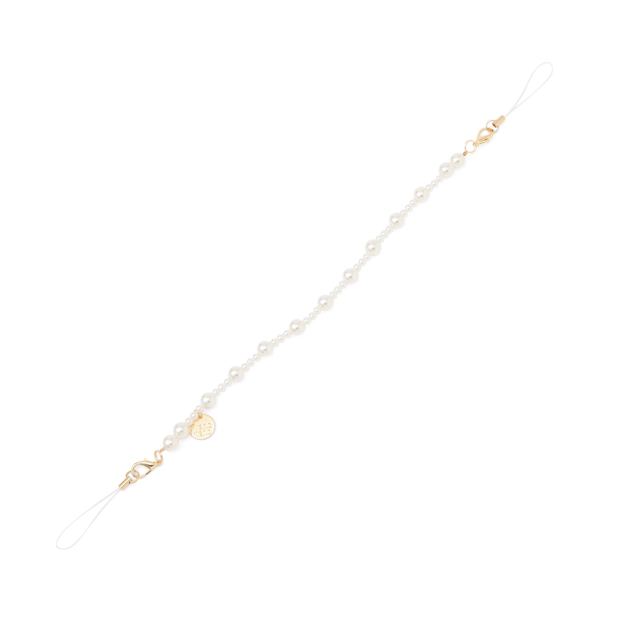Frais Hand Strap Pearl White