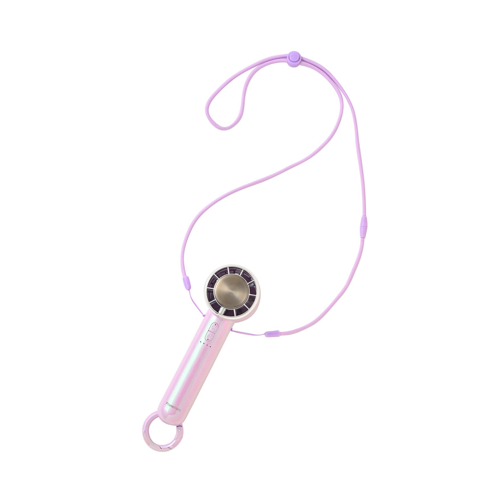 Frais Ice Plate Handy Fan Aurora Purple