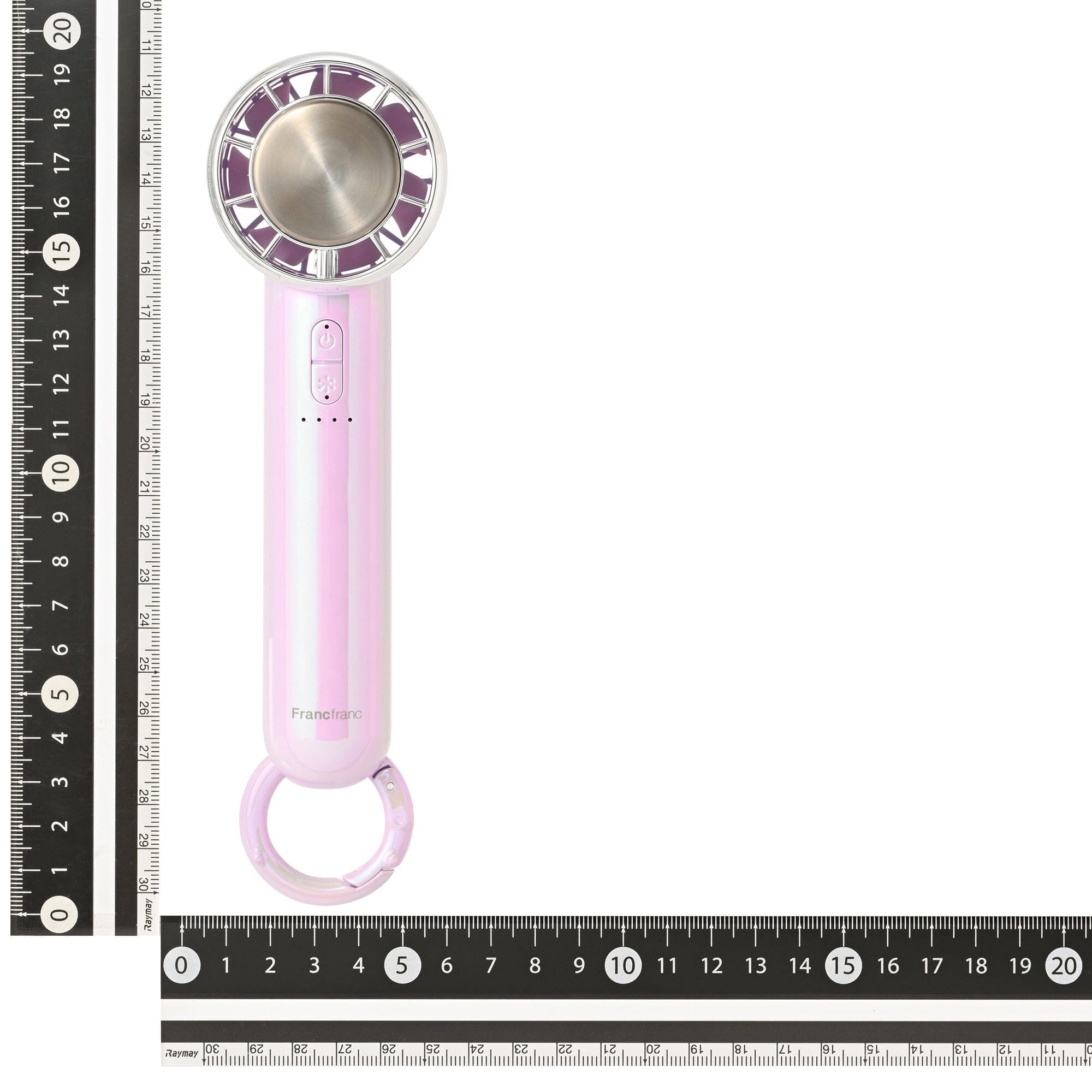 Frais Ice Plate Handy Fan Aurora Purple