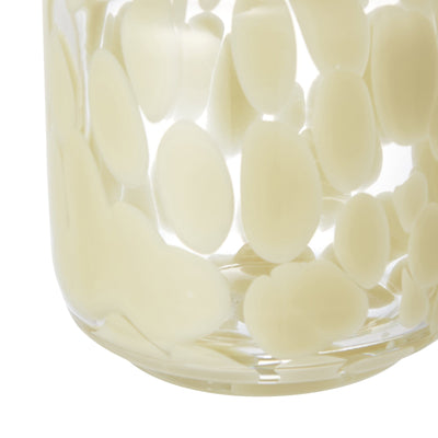 Dot Pattern Flower Vase M Beige