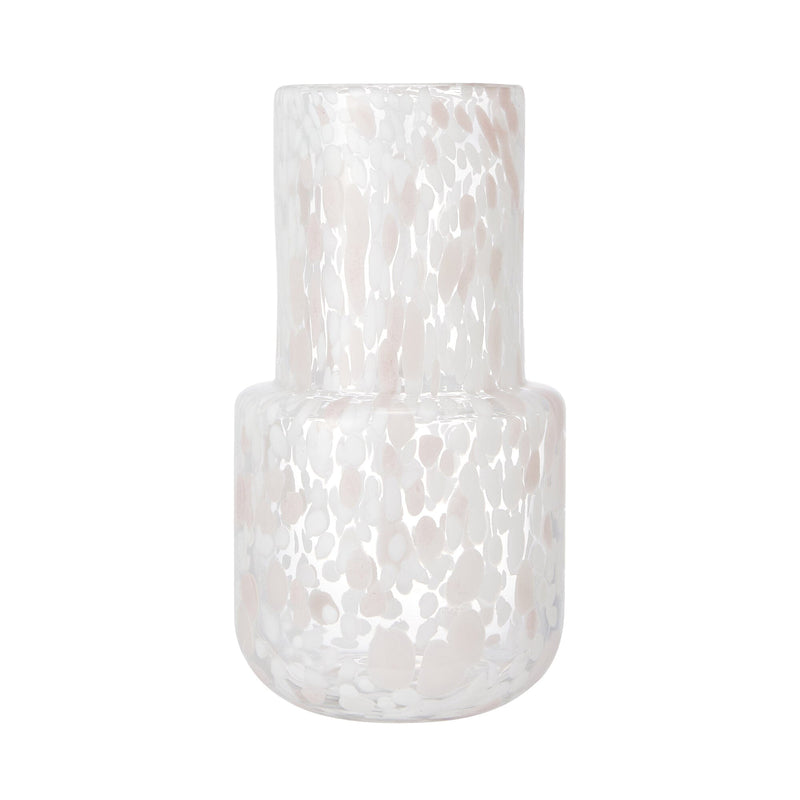 Dot Pattern Flower Vase L Light Pink