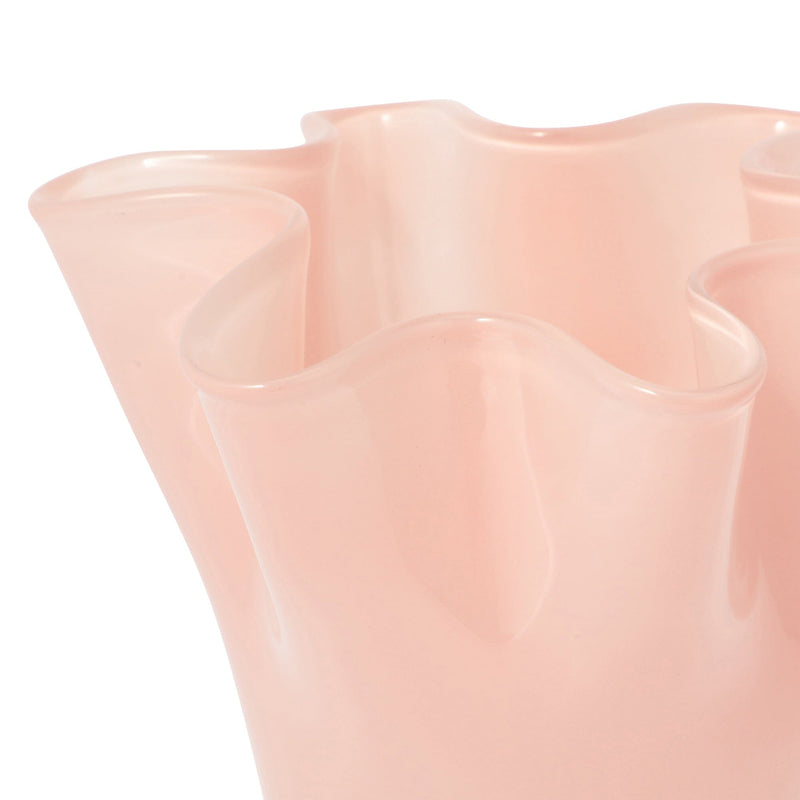 Frill Flower Vase Light Pink