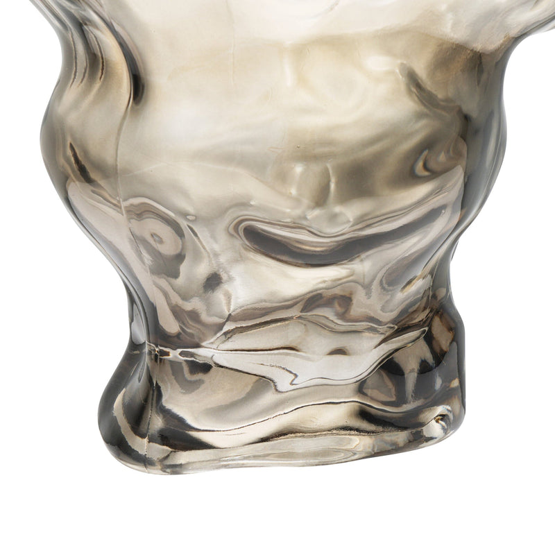 Boulder Flower Vase Grey