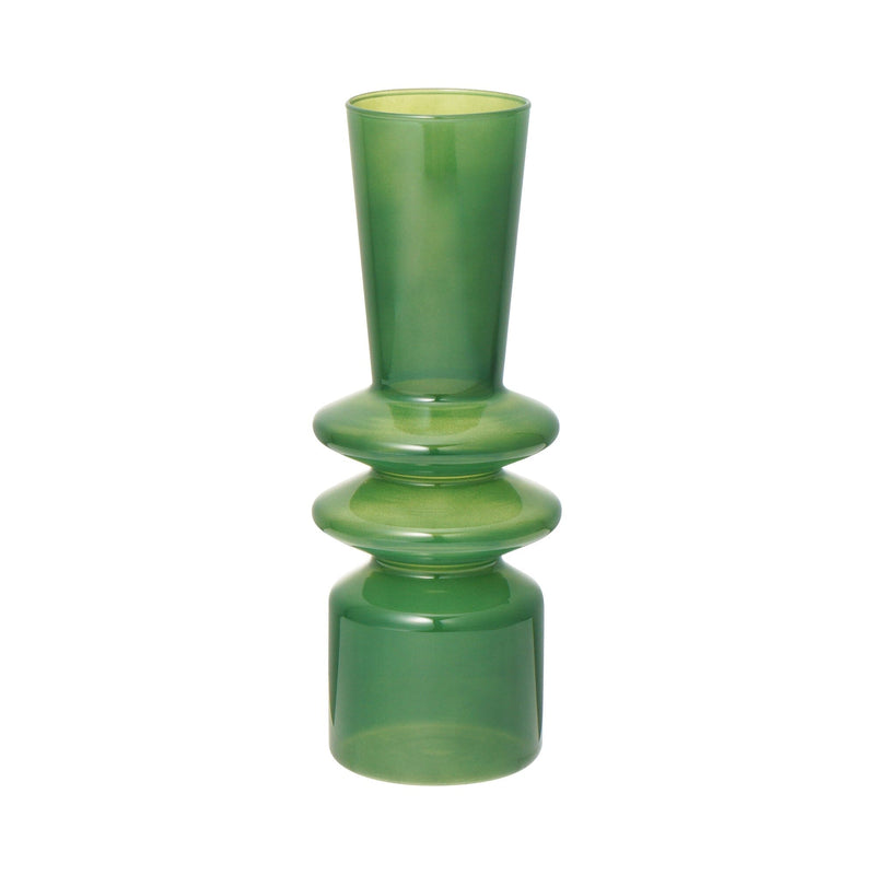 Totem Flower Vase Green