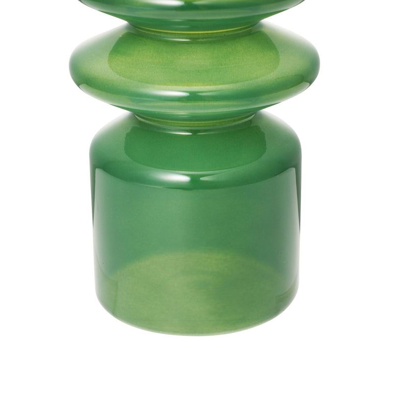 Totem Flower Vase Green