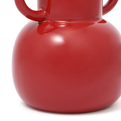 Ceramic Pop Flower Vase Large Red