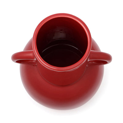 Ceramic Pop Flower Vase Large Red