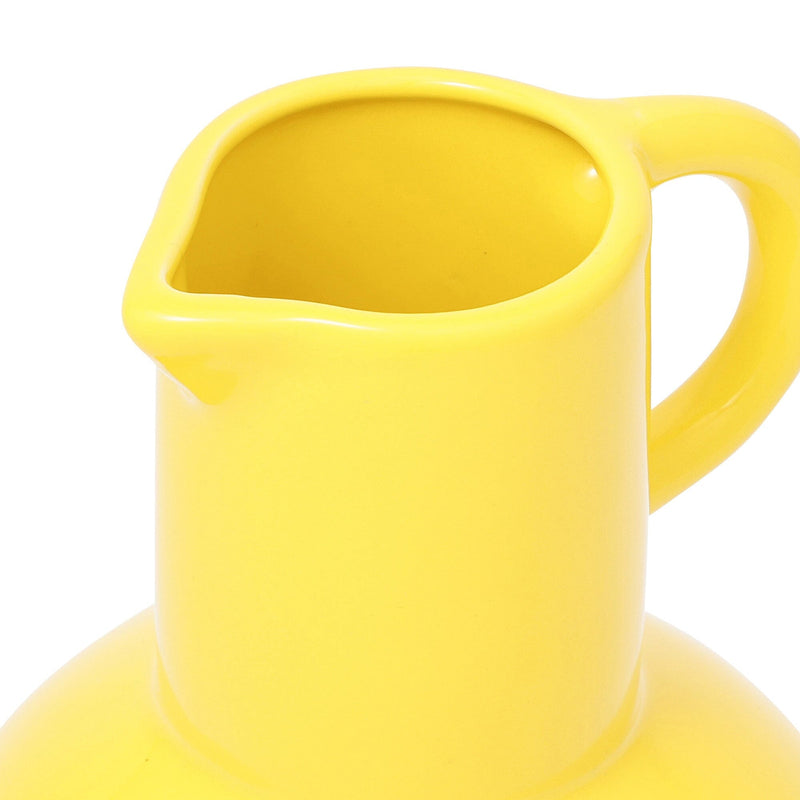 Ceramic Pop Flower Vase Medium Yellow