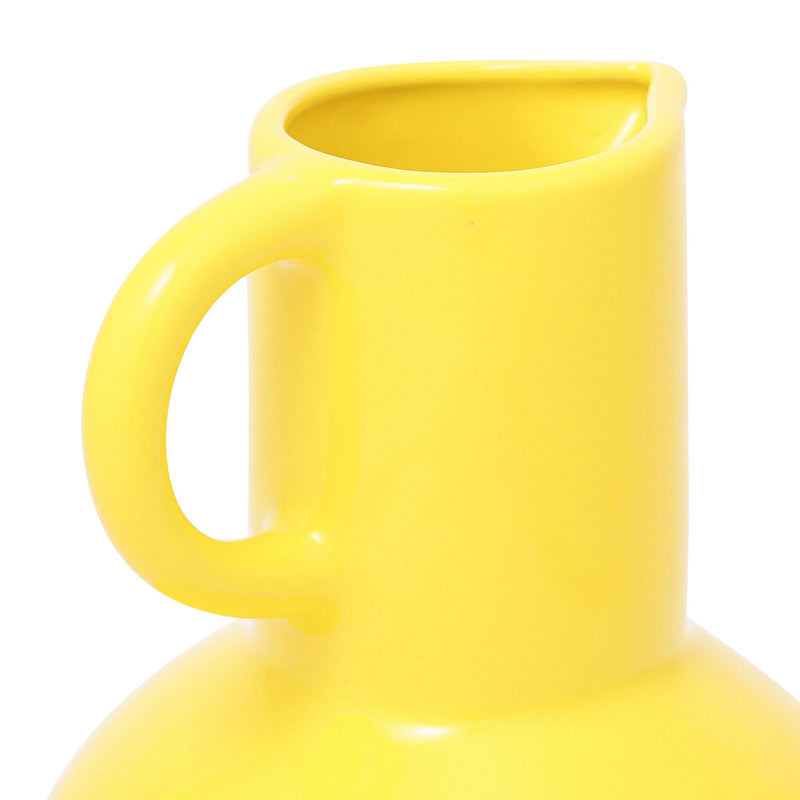 Ceramic Pop Flower Vase Medium Yellow