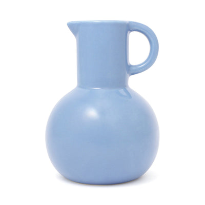 Ceramic Pop Flower Vase Medium Light Blue