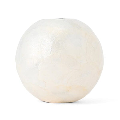 Shell Flower Vase 2 Small White